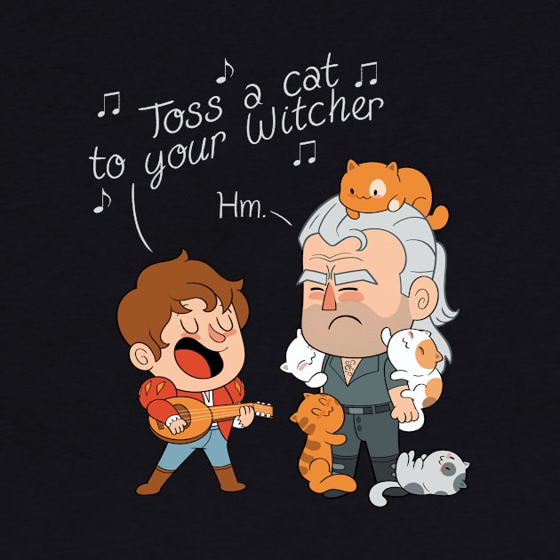 Toss a cat to your witcher.... by Queenmob